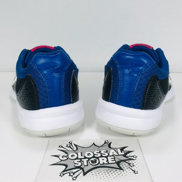 ❌SOLD❌ Asics Gel Upcourt 3 Volleyball Shoes Black Blue White - Picture 5 of 9